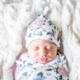 'Flower Power' Baby Beanie